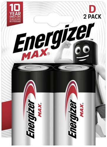 Energizer Max LR20 Mono (D)-Batterie Alkali-Mangan 1.5V 2St. von Energizer
