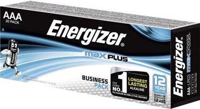 Energizer Max Plus AAA - Einwegbatterie - AAA - Alkali - 1,5 V - 20 Stück(e) - Cd (cadmium) - Hg (Quecksilber) (E301322900) von Energizer