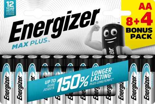 Energizer Max Plus Batterie AA x 8+4 – Energizer 423327 von Energizer Max