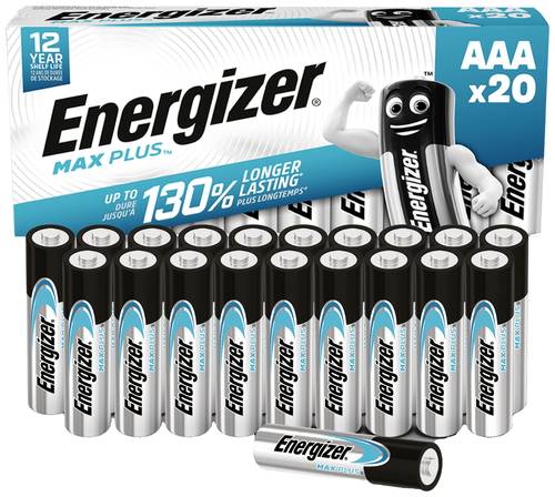 Energizer Max Plus Industrial Micro (AAA)-Batterie Alkali-Mangan 1.5V 20St. von Energizer