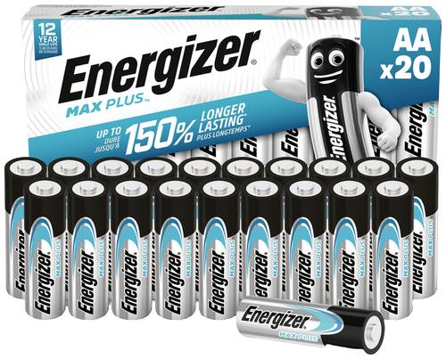 Energizer Max Plus Industrial Mignon (AA)-Batterie Alkali-Mangan 1.5V 20St. von Energizer