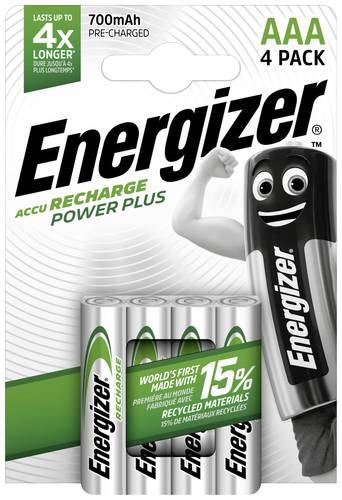 Energizer Power Plus HR03 Micro (AAA)-Akku NiMH 700 mAh 1.2V 4St. von Energizer