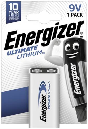 Energizer Ultimate 6LR61 9V Block-Batterie Lithium 9V 1St. von Energizer