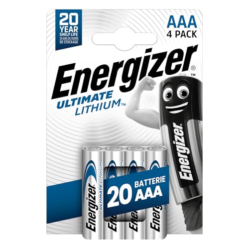 20 Batterien Energizer Ultimate Lithium AAA – langlebige Batterien für Geräte Taschenlampen Spielzeug und Kameras 20 Batterien Energizer Ultimate Lithium AAA – langlebige Batterien für Geräte Taschenlampen Spielzeug und Kameras von Energizer