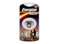 Energizer Vision, Stirnband-Taschenlampe, Schwarz, Blau, Transparent, 1 m, CE, LED, 2 Lampen von Energizer