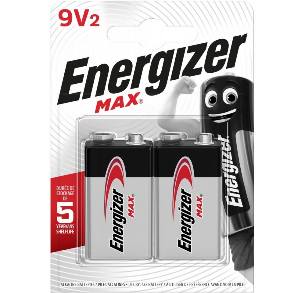 Energizer energizer max e-block 9v 2er blister batterie Batterie Fotobatterie, Langlebig & zuverlässig Energizer energizer max e-block 9v 2er blister batterie Batterie Fotobatterie, Langlebig & zuverlässig von Energizer