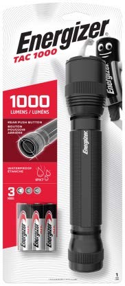 Energizer taktische LED-Taschenlampe, LED-Lenser TAC 1000 inkl. 3x AA Mignon Batterrien Energizer taktische LED-Taschenlampe, LED-Lenser TAC 1000 inkl. 3x AA Mignon Batterrien von Energizer