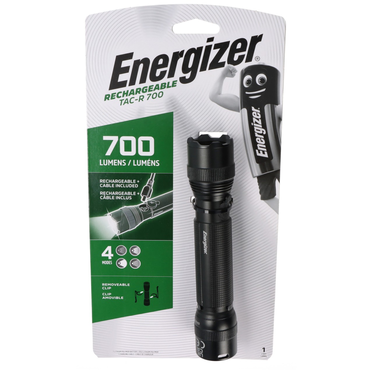 Energizer taktische per USB aufladbare LED-Taschenlampe, LED-Lenser TAC-R 700 Energizer taktische per USB aufladbare LED-Taschenlampe, LED-Lenser TAC-R 700 von Energizer