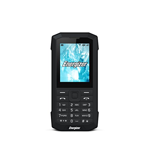 HARDCASE Energy 100 - Entsperrtes mobiles 2G - Arabische Tastatur - EU/UK-Buchsen (Bildschirm: 2,4 Zoll - 32 MB - Double SIM) Schwarz von Energizer