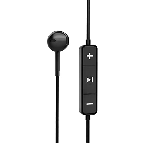 Energy Sistem Earphones Bluetooth Style 1 Space Kopfhörer mit Mikrofon (Bluetooth 5.1, 8h Akku, Crystal Clear Sound, Typ C) - Schwarz von Energy Sistem