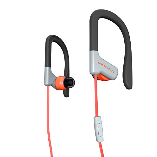 Energy Sistem Earphones Sport 1 (In-Ear Kopfhörer, Befestigungssystem, Mikrofon, Wiedergabesteuerung, Anpassungssystem) Rot von Energy Sistem