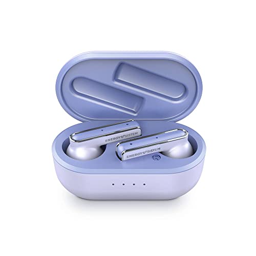 Energy Sistem Earphones True Wireless Style 4 Violet (Kopfhörer zum kabellosen Musikgenuss Kompaktes und ergonomisches Design Charging case Kompatibel mit der ESmart Connect App) - Violett von Energy Sistem