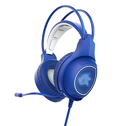 Energy Sistem Gaming Headset ESG 2 Sonic Gamier-Kopfhörer mit Bügelmikrofon (LED Light, Boom mic, Lautstärkeregler, Einstellbarer Kopfbügel) von Energy Sistem