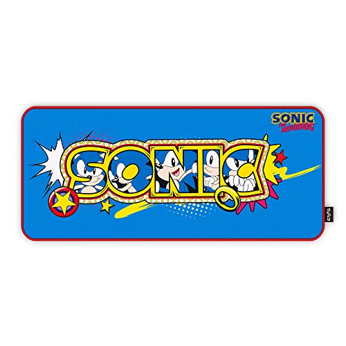 Energy Sistem Gaming Mouse Pad ESG Sonic Classic (XXL, Anti-Slip Rubber Base, Sonic) von Energy Sistem