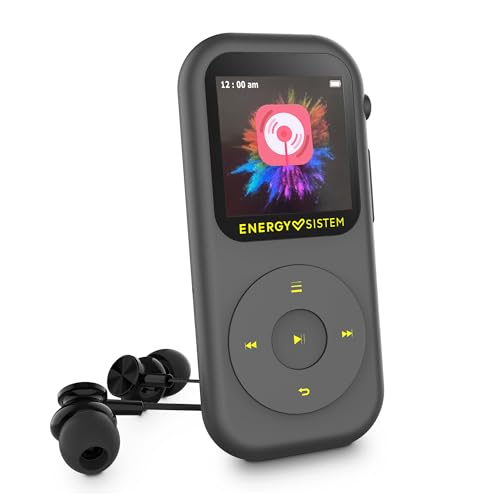 Energy Sistem Handy MP4-Player (16 GB, Bluetooth, integriertes FM-Radio, microSD 128 GB) - Grau von Energy Sistem