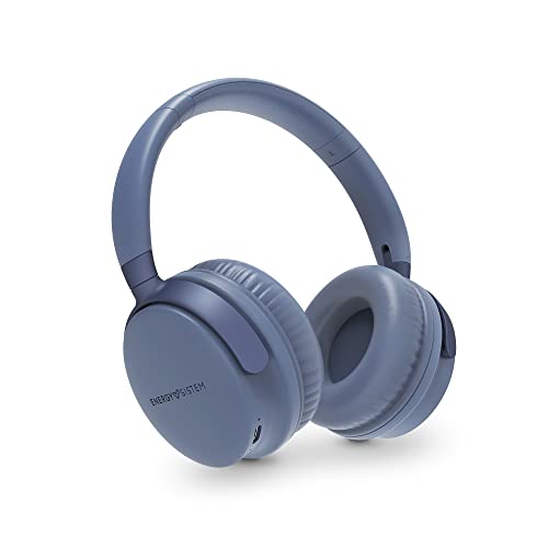 Energy Sistem Headphones Style 3 Denim Kopfhörer, kabellos, faltbar, Bluetooth® 5.1, Deep Bass, HQ Voice Calls, Long Battery Life: 25 Stunden, Blau von Energy Sistem