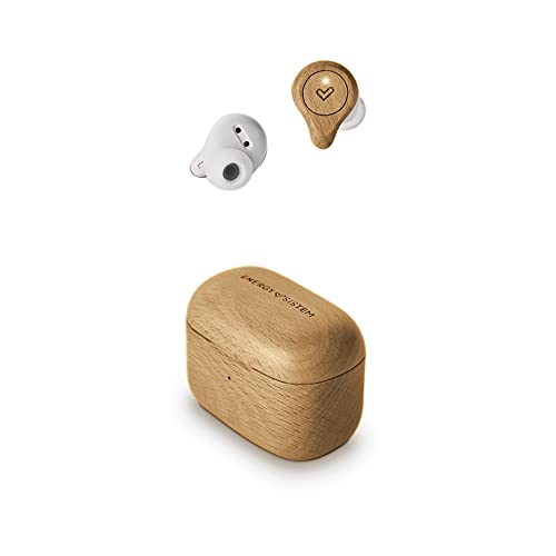 Energy Sistem In-Ear-Kopfhörer Eco True Wireless Beech Wood Kopfhörer (Nachhaltiges Holz, kabelloses Laden, kompaktes Design, True Wireless, USB Typ C) - Buche von Energy Sistem