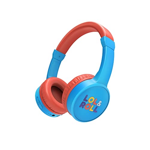 Energy Sistem LOL&Roll Pop Kids Bluetooth Headphones (In-Ear-Kopfhörer, Kinder Music Share, Bluetooth 5.1, 85 dB Volume Limit, Mic) - Blau von Energy Sistem