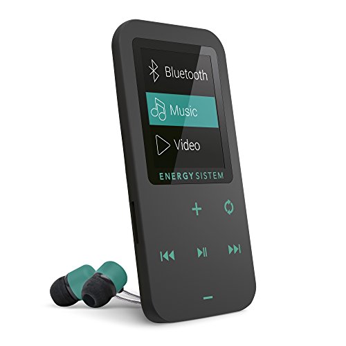 Energy Sistem MP4 Touch Bluetooth (MP4 Player, Bluetooth, 8 GB, Touch-Tasten, FM Radio und microSD Kartenleser) – Mintgrün von Energy Sistem