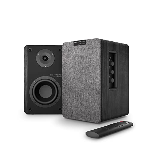 Energy Sistem Studio Monitor 4 Hi Fi (2.0-Aktivlautsprecher, Bluetooth 5.0, 50 W, Subwoofer, optischer TOSLINK-Eingang, HDMI ARC-Anschluss) von Energy Sistem