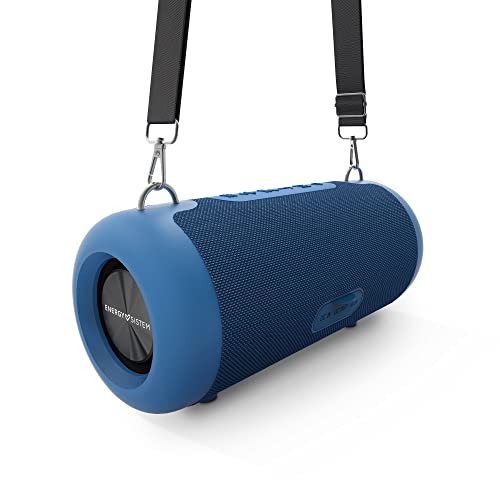 Energy Sistem Urban Box 6 Navy Tragbare Lautsprecher mit Bluetooth® 5.0 True Wireless Stereo 40 W (Strahlwassergeschützt (IPX6) Power Bank, Splashproof, Audio-In) - Blau von Energy Sistem