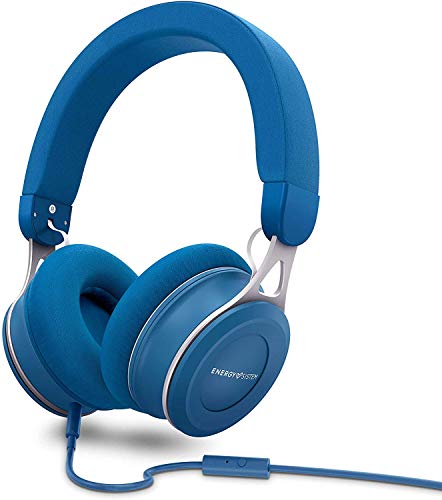 Headphones Urban 3 Mic Blue (Deep Bass, Comfortable ear pads ,Metal finishes, Control talk)- Blau von Energy Sistem