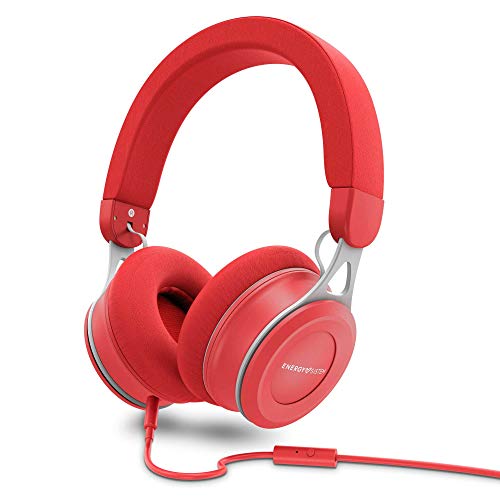 Headphones Urban 3 Mic Red (Deep Bass, Comfortable ear pads ,Metal finishes, Control talk)- Rot von Energy Sistem