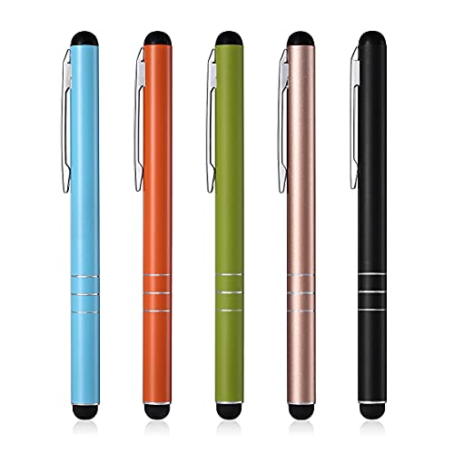 Eingabestift 5 Stück Touchstift Stylus Pen Touchscreen Stift für iPhone Samsung Galaxy Huawei Tablets und Alle Smartphone, Farbe:Schwarz, Gold, Grün, Orange, Blau Eingabestift 5 Stück Touchstift Stylus Pen Touchscreen Stift für iPhone Samsung Galaxy Huawei Tablets und Alle Smartphone, Farbe:Schwarz, Gold, Grün, Orange, Blau von EnergyCell