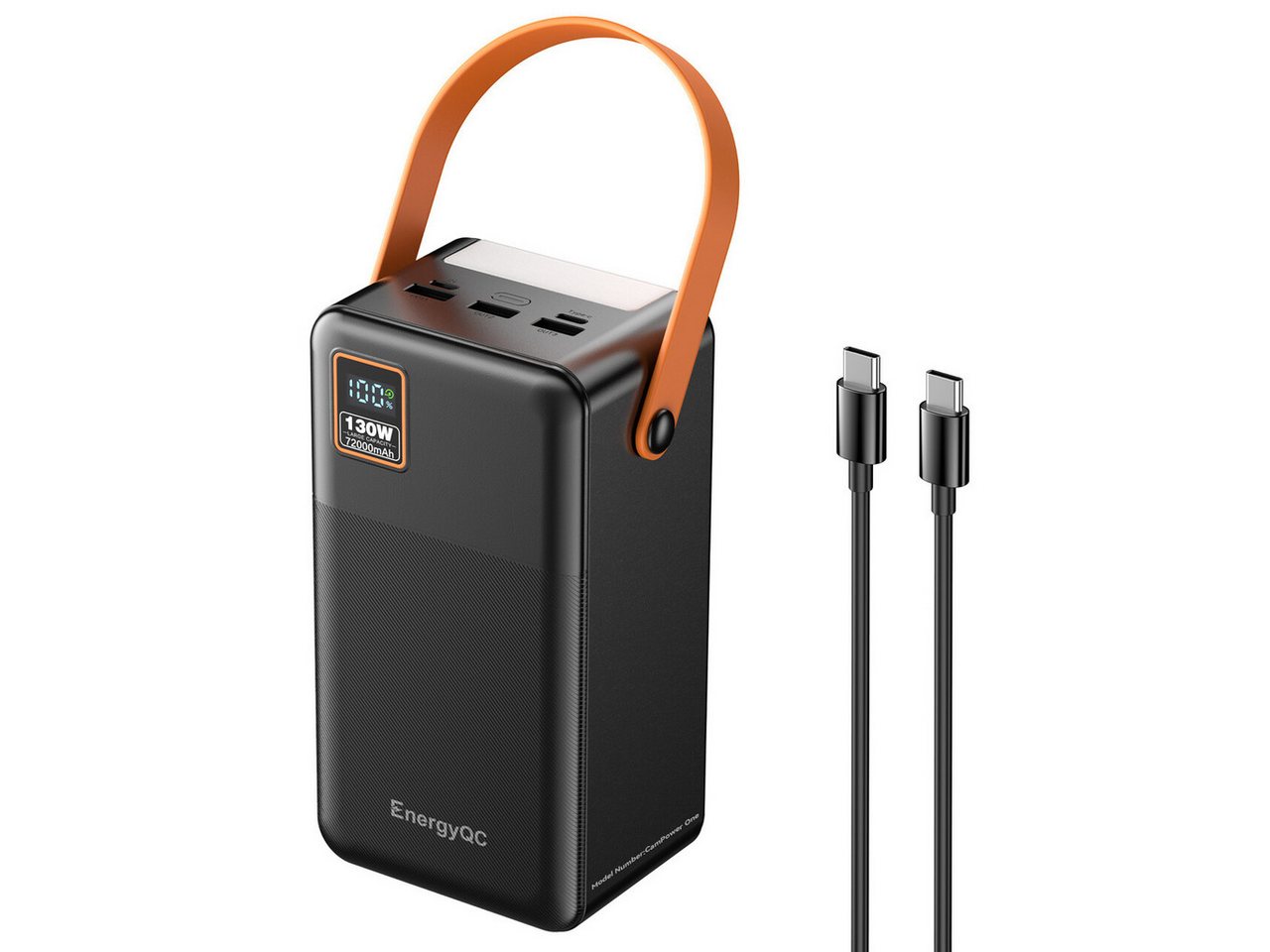 EnergyQC Powerbank 130W 72000mAh USB C Externer Akku Tragbare Powerstation Powerbank EnergyQC Powerbank 130W 72000mAh USB C Externer Akku Tragbare Powerstation Powerbank von EnergyQC