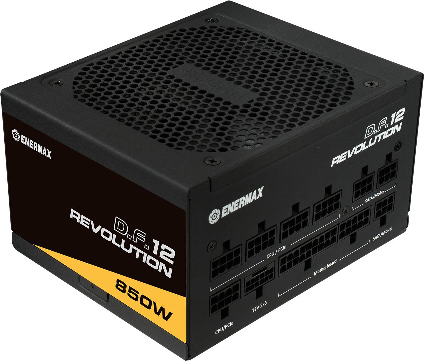 Enermax Revolution D.F.12 Netzteil 850 W 20+4 pin ATX ATX Schwarz (ETV850G) von Enermax