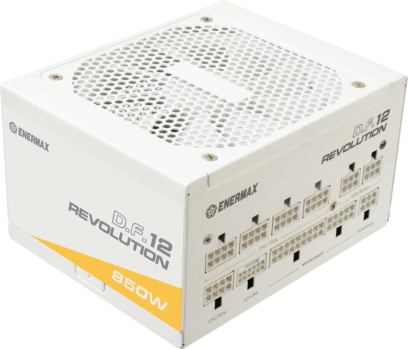 Enermax Revolution D.F.12 Netzteil 850 W 20+4 pin ATX ATX Weiß (ETV850G-W) von Enermax