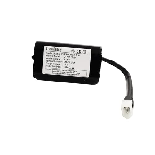 ENERpower Li-Ion-Akku Britz 7,4V 5000 mAh 2S1P für Taschenlampen wie von Lupine, MyTinySun, Sigma mit Ladestandanzeige ENERpower Li-Ion-Akku Britz 7,4V 5000 mAh 2S1P für Taschenlampen wie von Lupine, MyTinySun, Sigma mit Ladestandanzeige von Enerpower