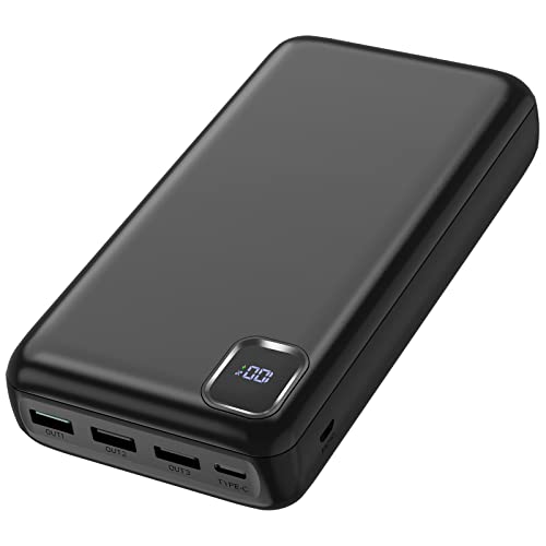 Enerwow Powerbank 50000mAh,Power Bank USB C,PD 20W QC4.0 Schnellladefunktion Externe Handyakkus,Kompatibel mit iPhone, iPad und Mehr von Enerwow