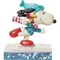 Enesco Peanuts Snoopy Skating Figurine (16cm) von Enesco