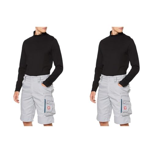 Engelbert Strauss e.s. Motion 2020 Shorts Platin/Seeblau arbeitsshort 44-60 (48) (Packung mit 2) von Engelbert Strauss