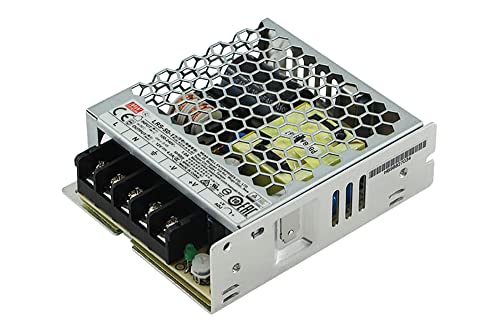 Mean Well LRS-50-12 Schaltnetzteil-1 Ausgang-50 W-12 V-Closed Frame (Geschlossene Bauform) -Nur Für Professionelle Anwendung, Silber von EnhanBili