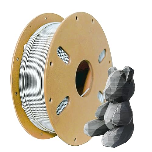 Matte pla filament dual color 1.75mm,ENISINA Matte Filament für den 3D-Druck, Maßgenauigkeit +/-0,03 mm,1kg / 2.20lb (Schwarz & Weiß) von Enisina
