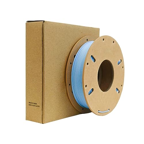 Matte pla filament dual color 1.75mm,ENISINA Matte Filament für den 3D-Druck, Maßgenauigkeit +/-0,03 mm,200g / 7.06oz (Blau & Weiß) von Enisina