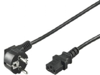 Goobay 51320, 5 m, Netzstecker Typ F, C13-Koppler, H05VV-F3G, 250 V von Goobay