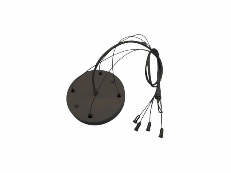 ENOVALITE Drahtseilhalterung, schwarz für smartes LED-Panel von Enovalite