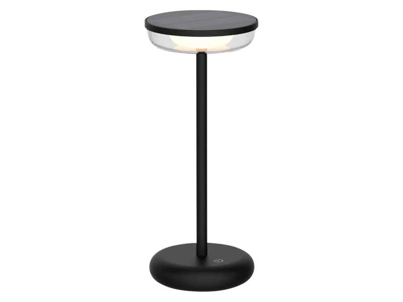 ENOVALITE LED-Akku-Tischleuchte, Solar- u. Netzbetrieb, dimmbar, 2700K von Enovalite