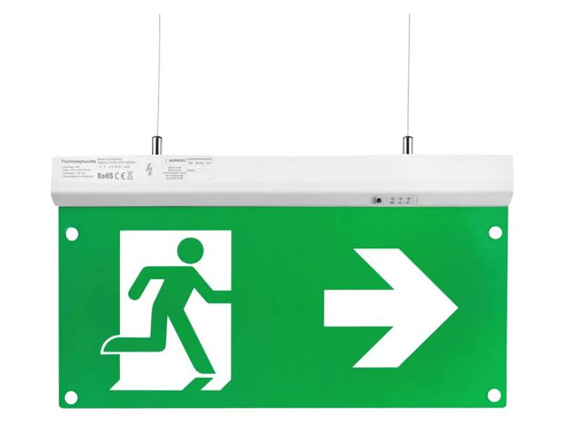 ENOVALITE LED-Fluchtwegeleuchte, inkl. 8 h Notstromakku von Enovalite