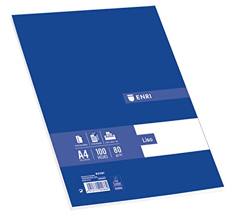 Enri 740007 - Papierersatz 100 Blatt A4 80g leer von Enri