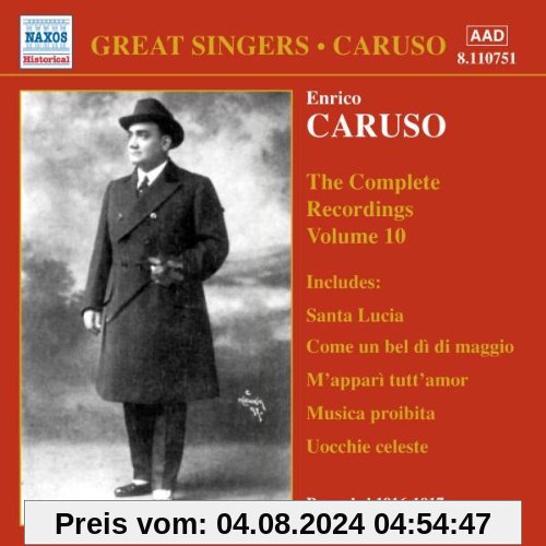 Complete Recordings Vol. 10 von Enrico Caruso