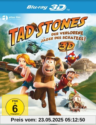 Tad Stones - Der verlorene Jäger des Schatzes! 3D [Blu-ray 3D] von Enrique Gato