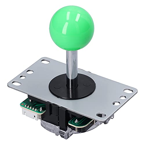 Arcade Game Kit Teile, Zero Delay Arcade Game Joystick Kits mit Encoder Board 10 Tasten Joystick für PC-Spiel für Fight Stick für MAME(Grün) von Entatial