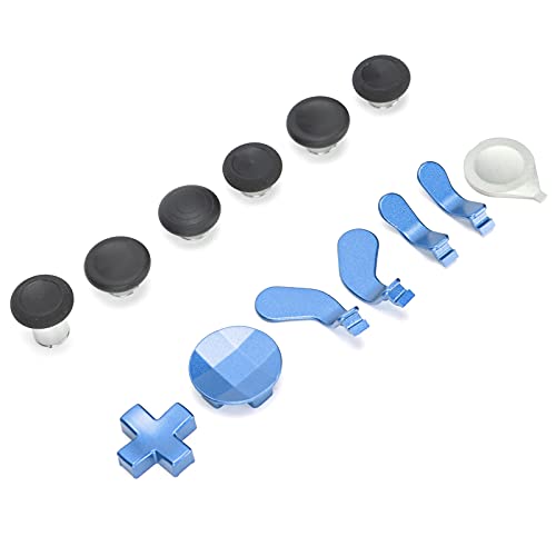 Controller-Tasten-Ersatz, genießen Sie das Spiel Game Controller-Tasten-Set für Xbox Controller(Blau) von Entatial