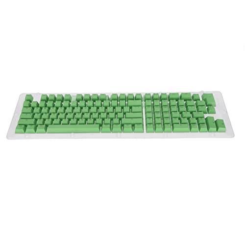 Entatial 114 Tasten Tastenkappen, Tastatur Tastenkappen Ergonomisches Design für die meisten mechanischen Tastaturen(Minikäse grün) von Entatial