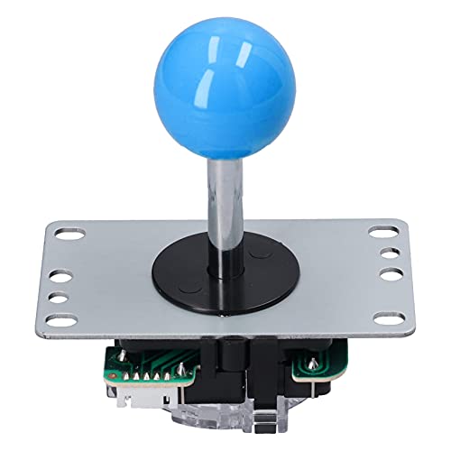 Entatial Arcade Game Joystick Kits, kompaktes Design 8-Wege-Joystick Arcade Game DIY Kit Teile Breite Anwendung für MAME für PC-Spiele für Fight Stick(Blau) von Entatial