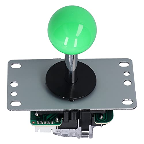 Entatial Arcade Game Joystick Kits, kompaktes Design 8-Wege-Joystick Arcade Game DIY Kit Teile Breite Anwendung für MAME für PC-Spiele für Fight Stick(Grün) von Entatial